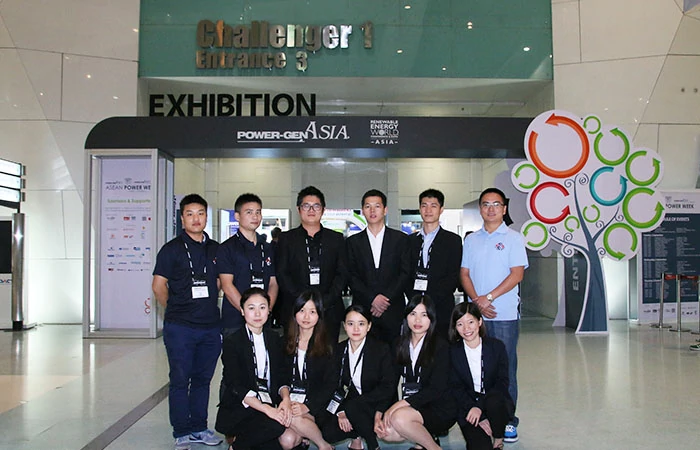 EMAC's Professional and Dedicated Team on Thailand Exhition 700x450 This is a picture of the EMAC team.